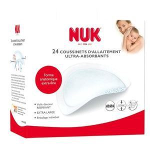 Image de Nuk 520500 - 24 coussinets d'allaitement 2 en 1