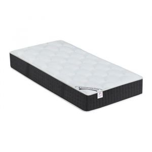 Matelas de relaxation 70 x 190 cm ressorts ensach&eacute;s et m&eacute;moire de forme &eacute;p.24cm - PAROX II de DREAMEA