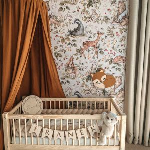 Papier peint bébé Dekornik Cute Forest Animals Light