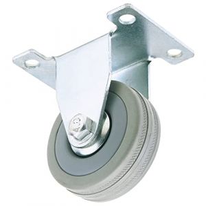 Draper Tools 65472 Roulette en Caoutchouc de Fixation pour Plaque de 50 mm de diam&egrave;tre 50 kg 50 mm