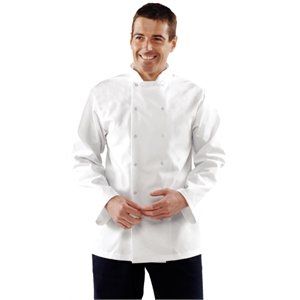 Whites chefs clothing Les Blancs Chefs Apparel A134-xs Vegas Chef, pour femme, à manches longues, Blanc