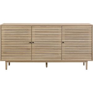 Buffet 3 portes couleur ch&ecirc;ne 160 cm - Tivoli