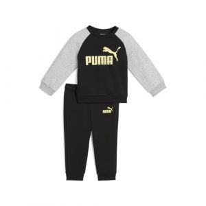 Puma Survêtement minicats essentials raglan noir-or gol d/i62 béb