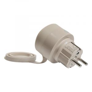 Shelly Outdoor Plug S Gen3 Prise Dépassant IP44 50m Inalámbrica Mocha