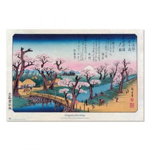 Grupo erik Poster Japonais, Hiroshige - 61x91,5cm - Deco Maison, Decoration Murale, Affiche Décorative