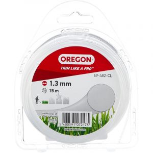 Oregon Fil débroussailleuse Rond Nylon Blanc ø1.3mm/15m 69-482-CL 5400591072175