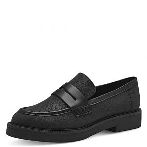 Marco Tozzi Femme 2-24302-41 Mocassin, Paillettes Noires, 38 EU