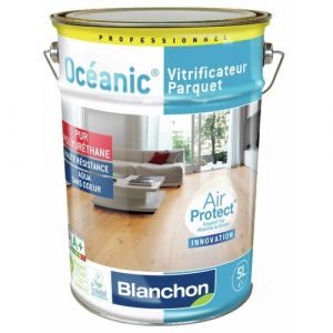 Blanchon Vitrificateur parquet - purificateur d'air - 5 L - satiné - Océanic Air Protect BLA