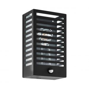 Eglo Murale Alamonte 3 Noir L: 17cm B: 10cm H: 29.5cmmit Capteur Dimgarip44
