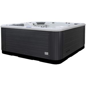 Astral Pool Spa Silenzio - Cuve blanche - Habillage gris anthracite - 6 places - Jacuzzi extérieur