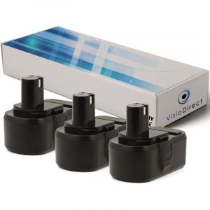 Image de Ryobi Lot de 3 batteries pour CDC-181M perceuse visseuse 3000mAh 18V