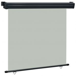 VidaXL Auvent latéral de balcon 160x250 cm Gris
