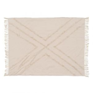Plaid en coton, fibre et polyester BigBuy Home