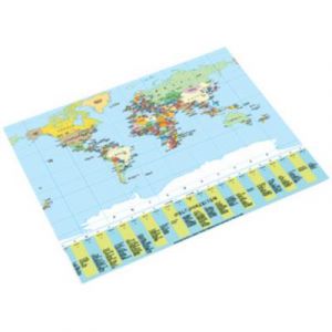 Läufer L„ufer sous-main carte g‚opolitique, 400 x 530 mm,