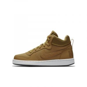 Nike Chaussure Court Borough Mid pour Enfant plus &acirc;g&eacute; - Marron Taille 38