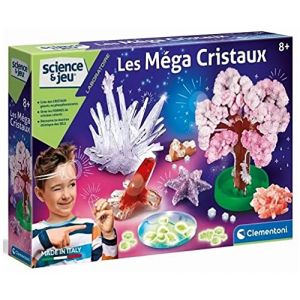 Image de Clementoni Jouets Laboratoire cree des Mega Cristaux - kit Experiences Scientifique - Jeu Science - mineralogie, Pierres precieuses