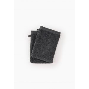 Monoprix Maison Lot de 2 gants de toilette, 15x21cm, coton GOTS, OEKOTEX