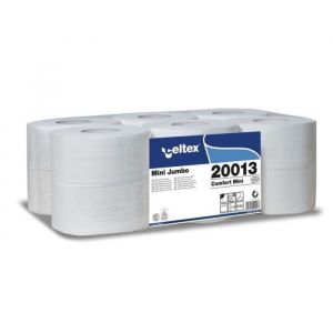 Papier toilette mini jumbo type 200m eco label les 12 rouleaux - celtex - Essuyage / Papier toilette / Sèche mains électrique / Papi