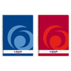 Herlitz 306423 - Cahier Collège x-book, 21 x 29,7 cm, 160 pages, ligné