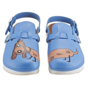 Birkenstock Classic Kay, Sabots Femme, Bleu