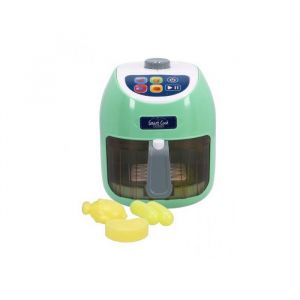 Otto Office Friteuse a air son et lumiere pour enfant - realiste avec accessoires dinette - air fyer cuisine - jeu little chef - set jouet et carte