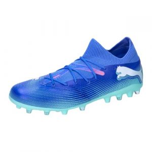 Puma Mixte Future 7 Match MG Soccer Shoe, Bluemazing White-Electric Peppermint, 47 EU