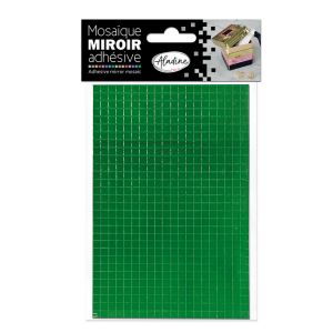 Aladine Mosaïque adhésive effet miroir Vert