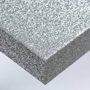 Adh&eacute;sif D&eacute;coratif Argent Paillet&eacute; Pour R&eacute;novation De Meubles Et Murs, De L : 1.22 M X H : 2.5 M, En Rouleau