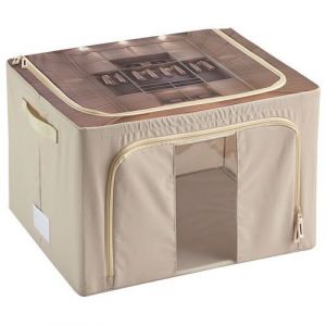 Image de Mottez Housse De Rangement Tissu 56 L Beige