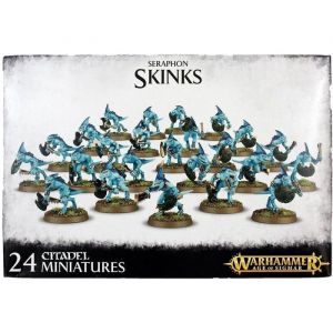 Games Workshop Lot de 24 figurines de 132 pièces Warhammer AoS - Seraphon Skinks