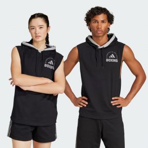 Adidas Sweatshirt à capuche sans manches de boxe