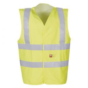 Sioen Gilet HV ignifugé/antistatique XL jaune