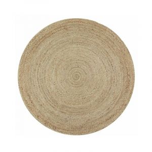 Image de The Deco Factory Mon Beau Tapis VEGETAL JUTE - Tapis tressé en jute naturel diam.120