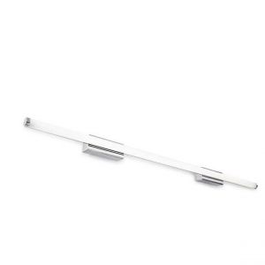 Led C4 Lighting Toilet Slim - Applique Murale LED Salle de Bains Chrome 3540lm 3000K IP44