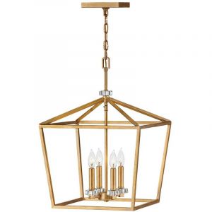 Elstead Hinkley Stinson Lanternes en laiton vieilli