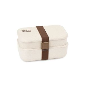 Image de Yoko Design Lunch box 1,2L 2 compartiments en fibre de riz