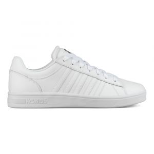 K-Swiss Court Winston, Basket Homme, Blanc/Blanc, 42 EU