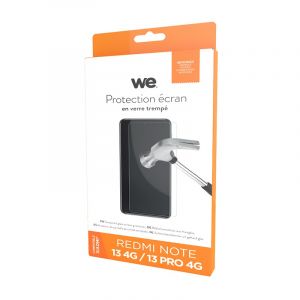 WE Verre trempé XIAOMI REDMI NOTE 13 4G/5G / 13 PRO 4G/5G