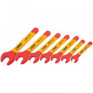 Laser Tools JEU DE 7 CLES PLATES A FOURC S ISOLEES TUV/GS VDE