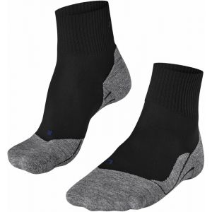 Falke TK5 Short Cool Chaussettes de trekking Homme, noir/gris EU 42-43 Chaussettes trekking & randonnée