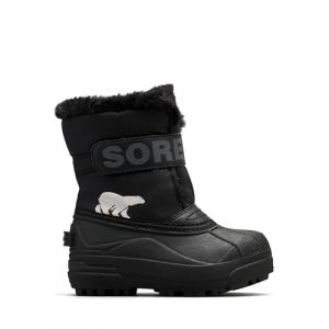 Sorel Snow Commander Boot Botte de Neige, Black Charcoal Toddler Collection 2024, 32 EU