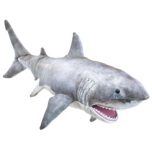 Folkmanis Peluche marionnette Requin blanc