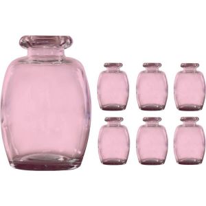 Ruedelafete LOT de 6 vases Elisa Rose 16 cm