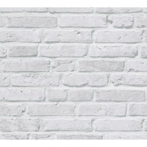 Papier peint aspect pierre carrelage 942832 GU papier peint intissé lisse avec un dessin nature mat gris 5,33 m2 Profhome