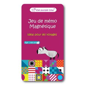 Oberthur 1 Jeu de M&eacute;mo Magn&eacute;tique pour Voyage - 18,5 x 10,3 x 1,1 cm