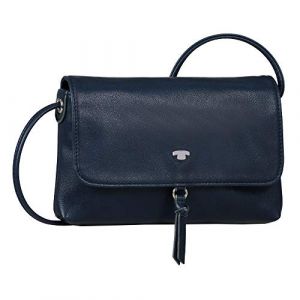 Tom Tailor Acc Luna, Sac &agrave; l'&eacute;paule Femme, Bleu fonc&eacute;, S