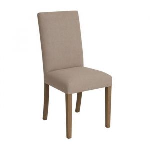 Decoration D &rsquo; Autrefois - Lot de 2 chaises romane - Bois - Beige - Interior's