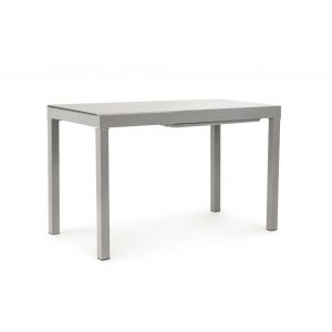 Image de Declikdeco Table Extensible Verre Gris SORIANO