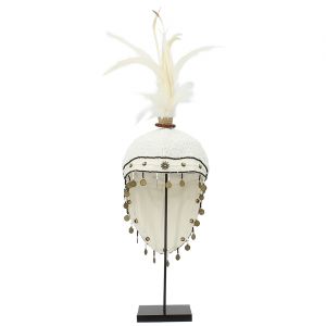 Now's Home Coiffe tratiditonnelle en plumes et perles H70