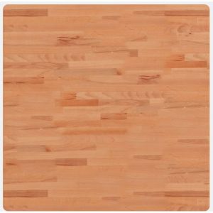 VidaXL Dessus de table 80x80x1,5 cm carré bois massif de hêtre 355970